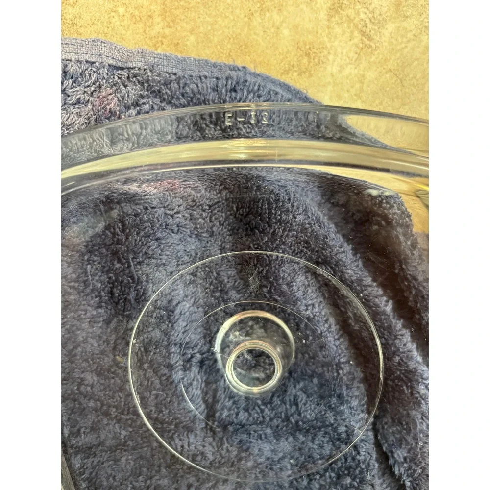 Pyrex F-12-C Clear Oval Glass Casserole Replacement Lid F12C 31